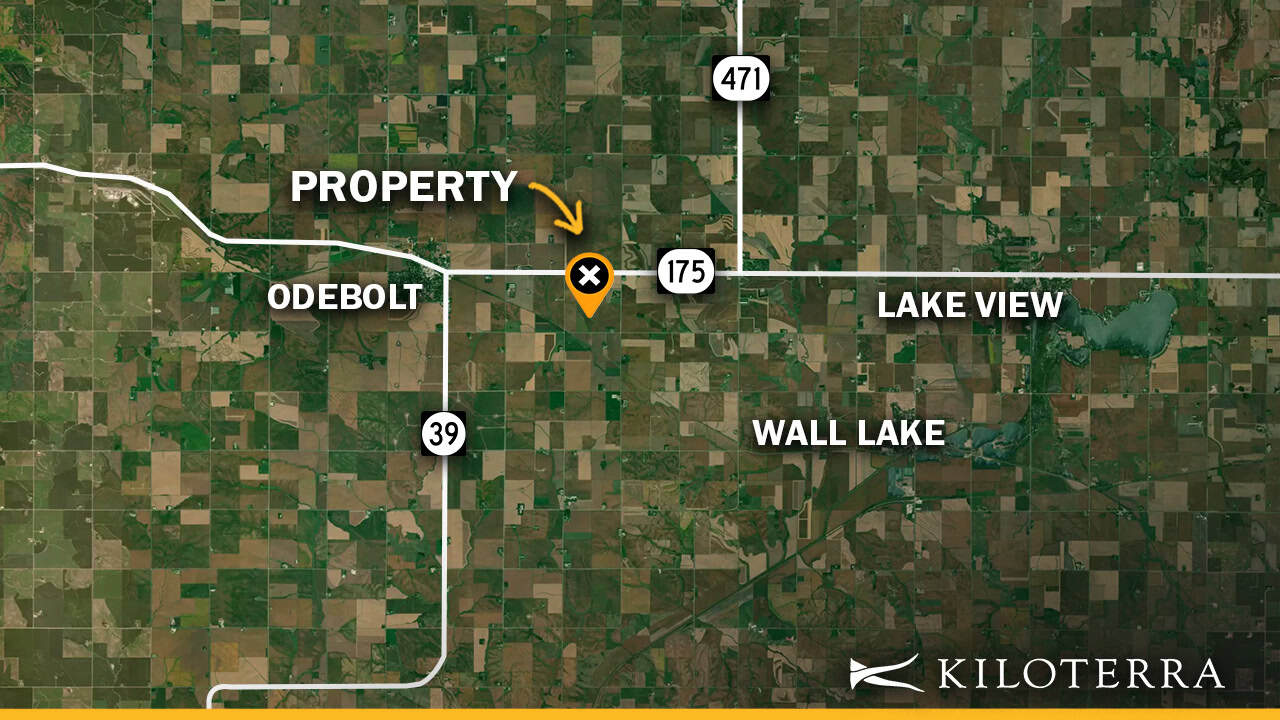 SAC_80_MAP Prime Sac County Farmland & Recreational Retreat Near Odebolt, IA